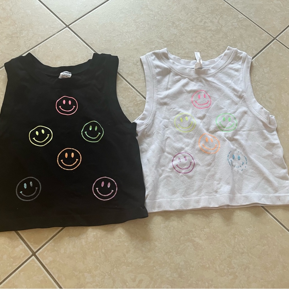 Bundle of preppy black and white shirts